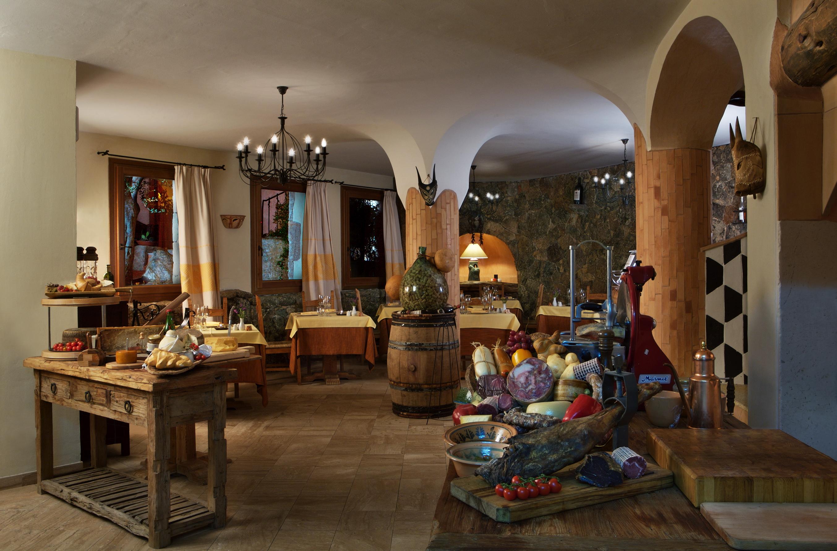 Hotel Arathena San Pantaleo Restaurant billede